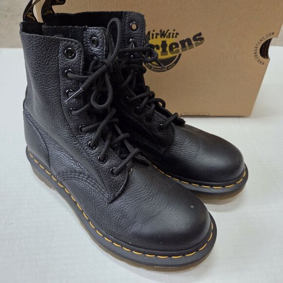 Dr. Martens Black Combat Boots - Picture 1 of 14